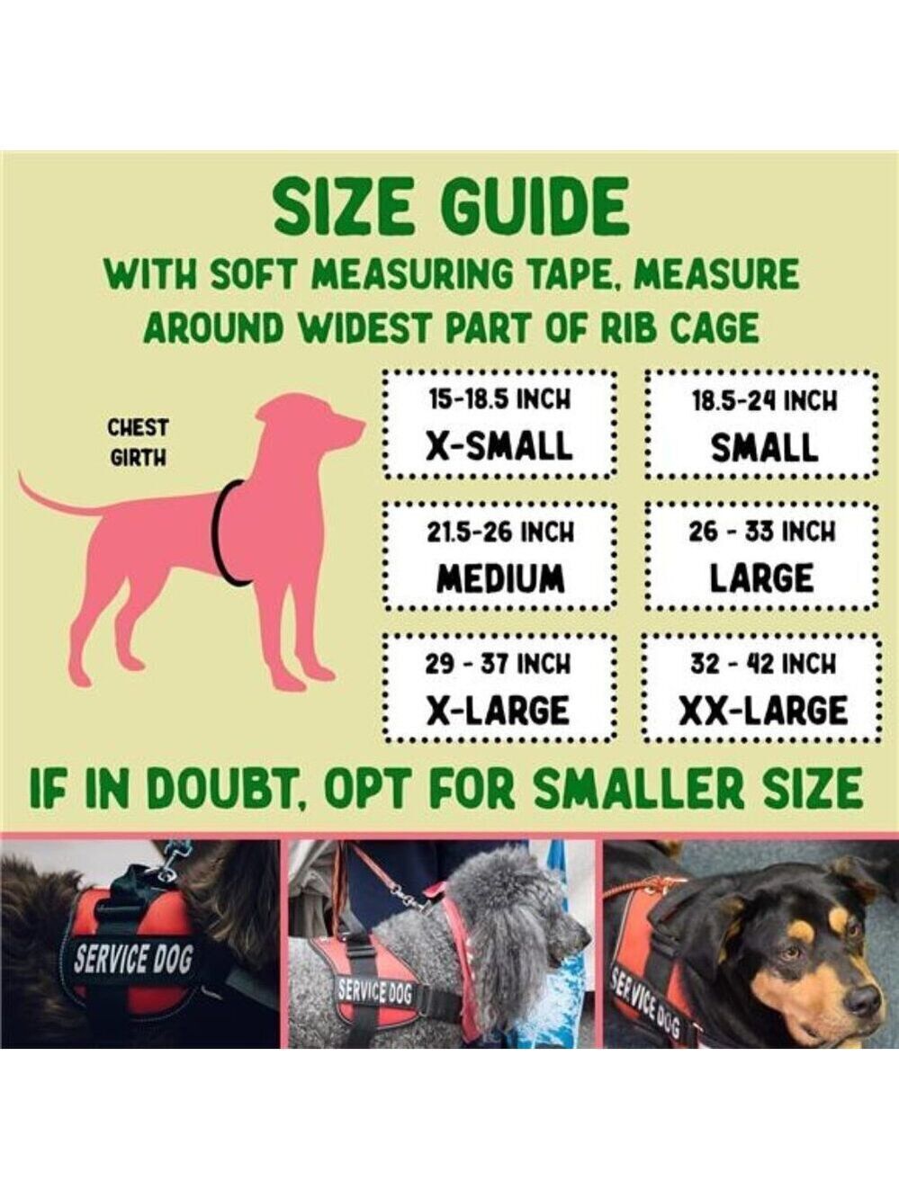 Service Dog Puppy Vest ID Tag 50 ADA Info Cards Harness Leash Collar Black SMALL - Picture 2 of 6